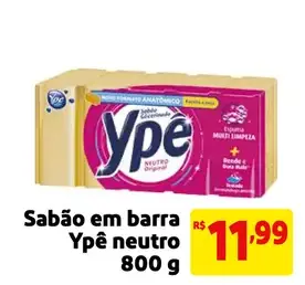 Sabão em barra Ypê Neutro