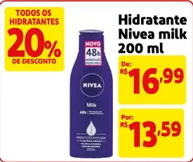 Hidratante Nivea Milk