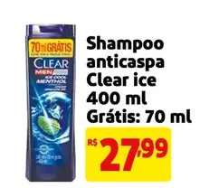 Shampoo anticaspa Clear Ice