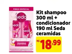 Shampoo + Condicionador Seda Ceramidas
