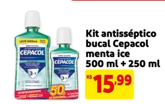 Antisséptico bucal Cepacol Menta Ice