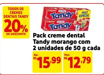 Creme dental Tandy Morango