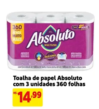 Toalha de papel Absoluto