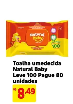 Toalha umedecida Natural Baby