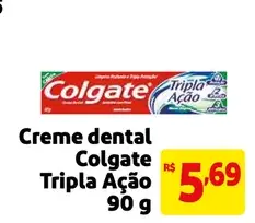 Creme dental Colgate Tripla Ação