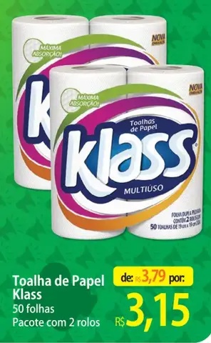 Toalha de Papel Klass