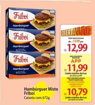 Hambúrguer Misto Friboi