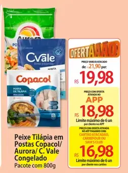 Tilápia em Postas C. Vale