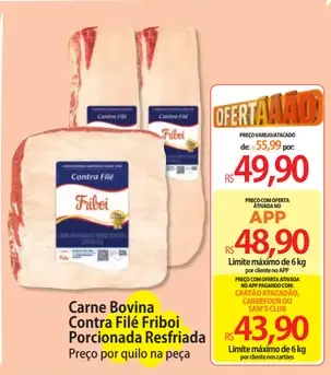 Contra Filé Friboi Porcionada Resfriada