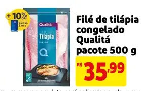 Filé de Tilápia Qualitá Congelado