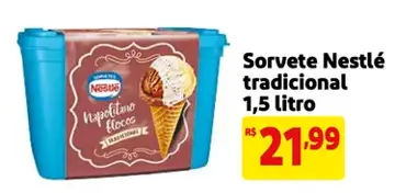 Sorvete Nestlé Tradicional