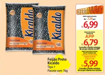 Feijão Kicaldo Preto