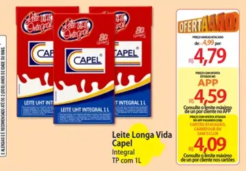 Leite UHT Capel Integral