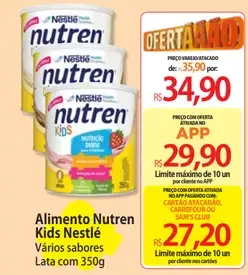 Alimento Nutren Nestlé Kids