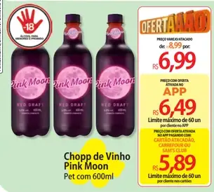 Chopp de Vinho Pink Moon