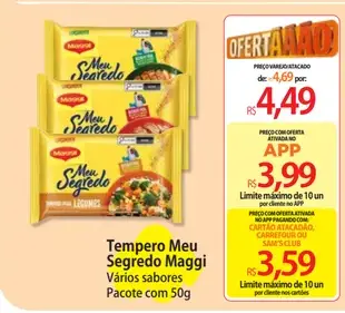 Tempero Maggi Meu Segredo