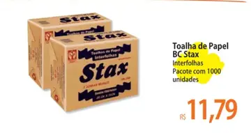 Toalha de Papel Stax Interfolhas