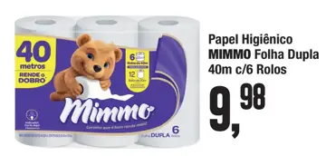 Papel Higiênico Mimmo Folha Dupla