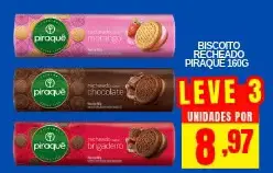 Biscoito recheado Piraquê Chocolate
