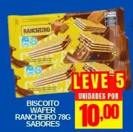 Biscoito Wafer Rancheiro