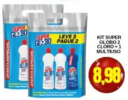 Cloro e Multiuso Super Globo