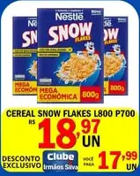 Cereal Nestlé Snow Flakes