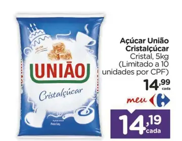 Açúcar União Cristal
