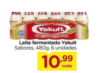 Leite fermentado Yakult