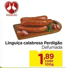 Linguiça calabresa Perdigão Defumada