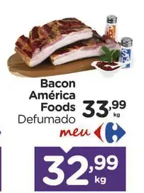 Bacon América Foods Defumado
