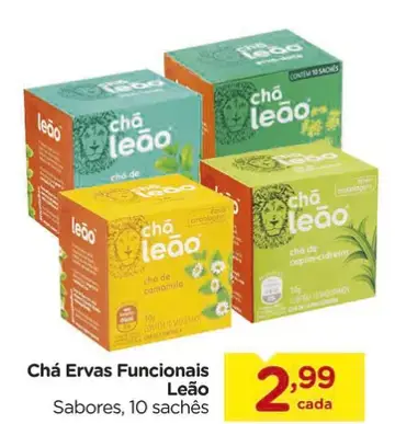 Chá Ervas Funcionais Leão