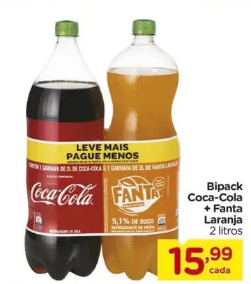 Refrigerante Coca-Cola e Fanta Coca-Cola + Fanta Laranja