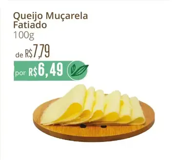 Queijo Muçarela Fatiado
