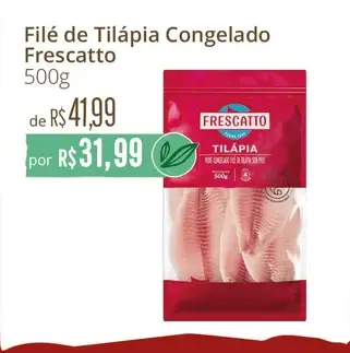 Filé de Tilápia Frescatto Congelado