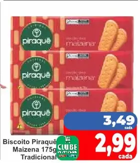 Biscoito Piraquê Maizena Tradicional
