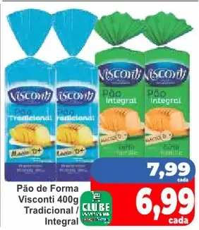 Pão de Forma Visconti Tradicional