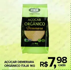 Açúcar Itajá Demerara Orgânico