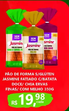 Pão de Forma Jasmine Chia e Ervas Finas