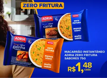 Macarrão instantâneo Adria Carne