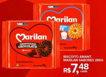 Biscoito amanteigado Marilan