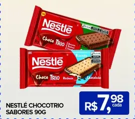 Biscoito Chocotrio Nestlé