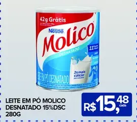 Leite em pó Molico Desnatado