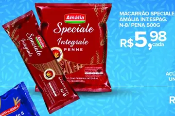 Macarrão Amália Integral Penne