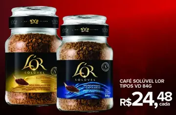 Café solúvel LOR Montanhas Capixabas