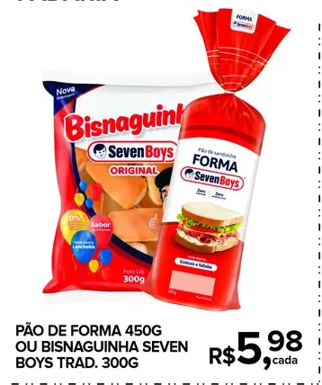 Pão de Forma Seven Boys
