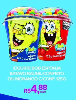Iogurte Batavo Baunil/Confeito