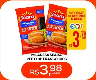 Milanesa de Peito de Frango Seara