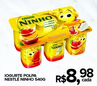 Iogurte Nestlé Ninho