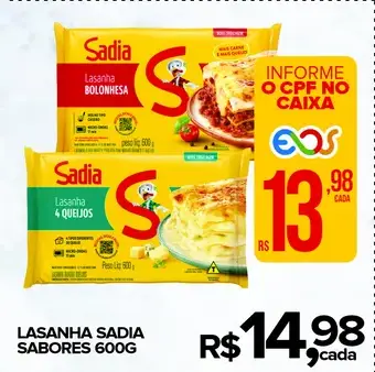 Lasanha Sadia Bolonhesa