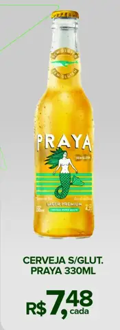 Cerveja Praya Puro Malte